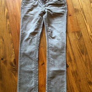 Corduroy khaki jeans